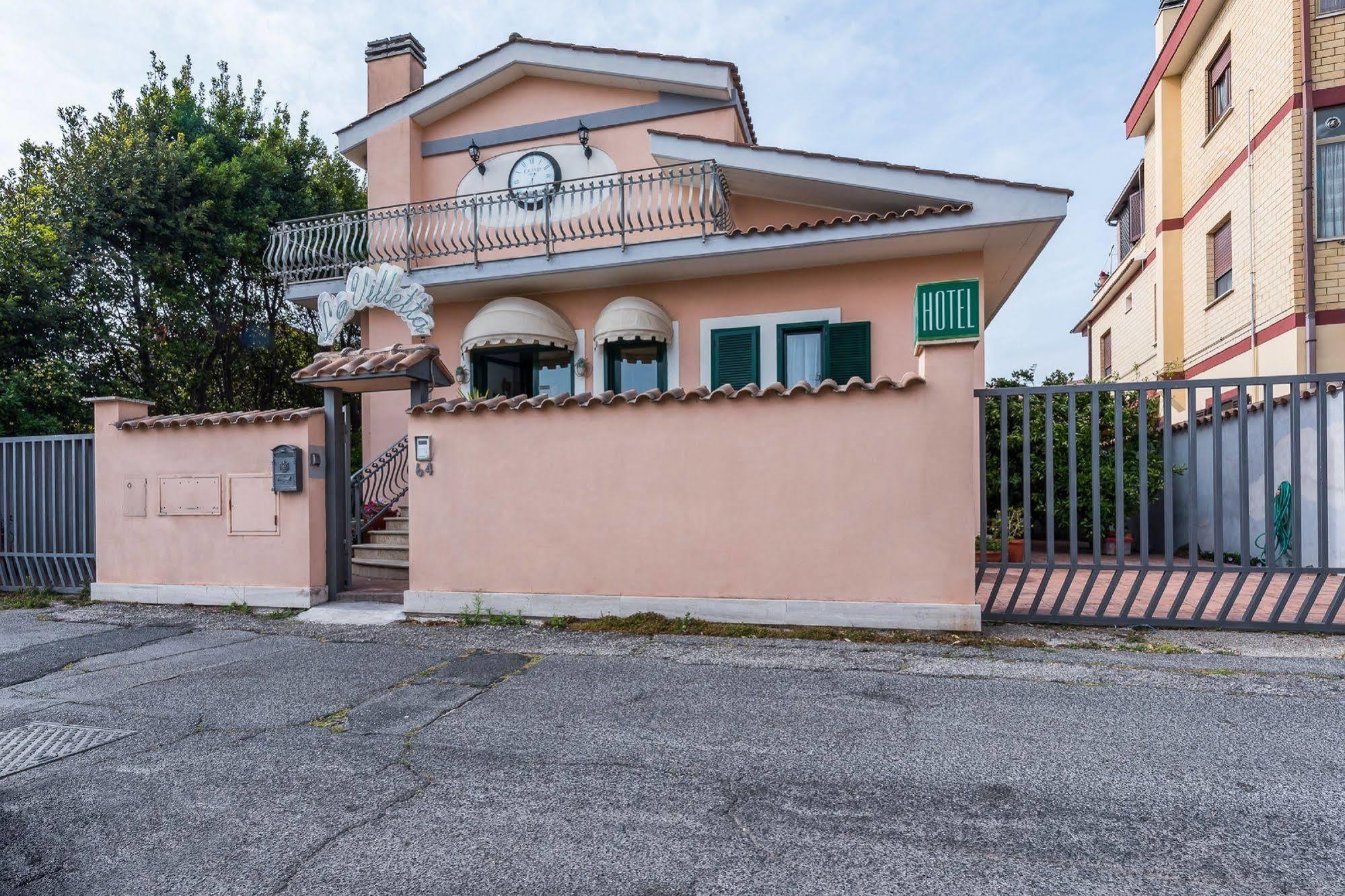 Hotel La Villetta Fiumicino Bagian luar foto